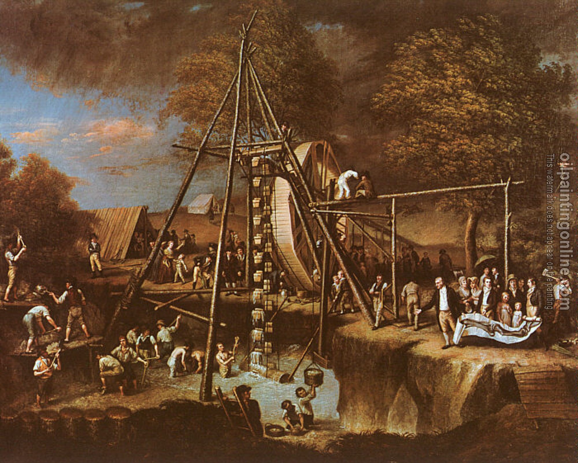 Peale, Charles Willson - Disinterment of the Mastodon